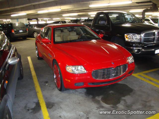 Maserati Quattroporte spotted in Houston, Texas