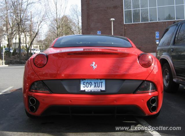 Ferrari California spotted in Greenwich, Connecticut