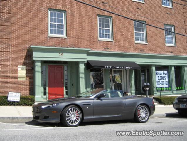 Aston Martin DB9 spotted in Greenwich, Connecticut