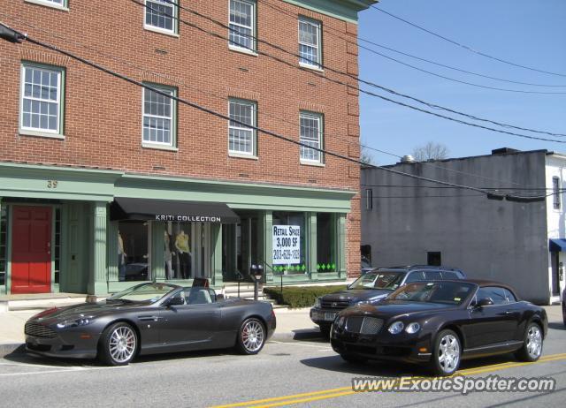 Aston Martin DB9 spotted in Greenwich, Connecticut