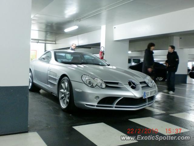 Mercedes SLR spotted in Paris, France