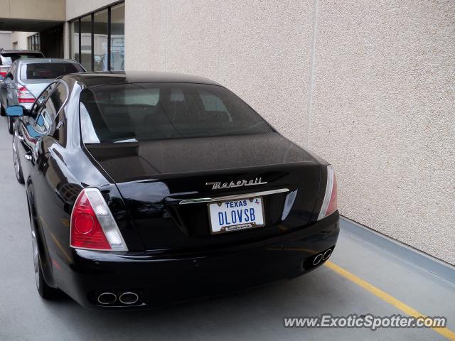 Maserati Quattroporte spotted in Houston, Texas