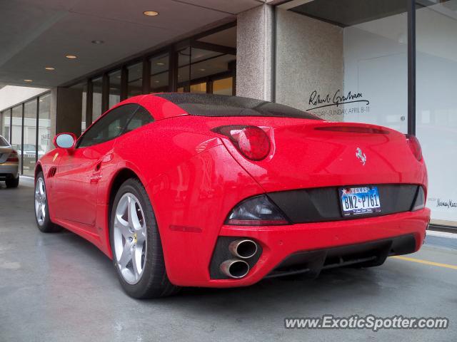 Ferrari California spotted in Houston, Texas