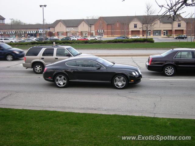 Bentley Continental spotted in Deerparl, Illinois