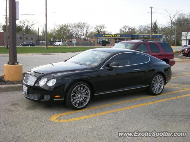 Bentley Continental spotted in Lake Zurich, Illinois