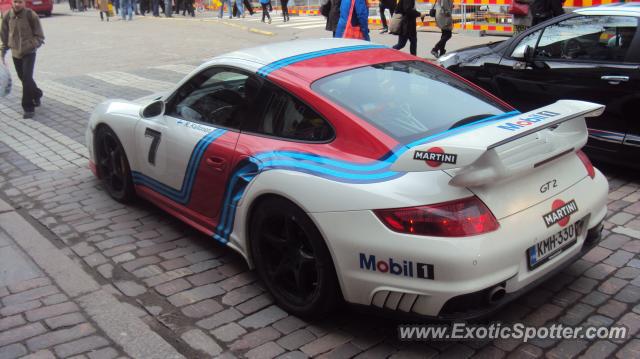 Porsche 911 GT2 spotted in Helsinki, Finland