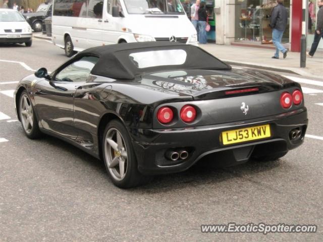 Ferrari 360 Modena spotted in London, United Kingdom