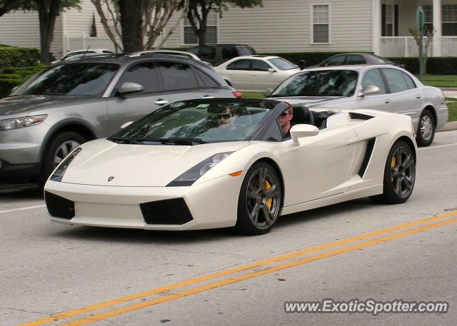 Lamborghini Gallardo spotted in Celebration, Florida, United States