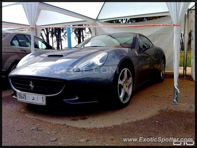 Ferrari California spotted in Rabat, Morocco