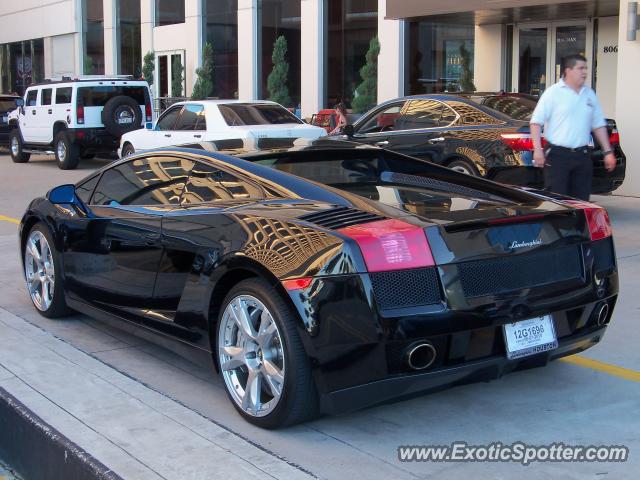 Lamborghini Gallardo spotted in Houston, Texas