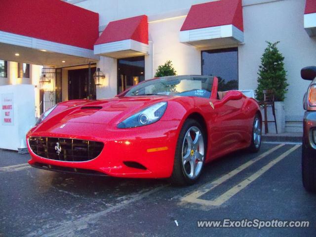 Ferrari California spotted in Houston, Texas