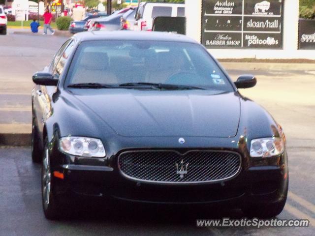 Maserati Quattroporte spotted in Houston, Texas