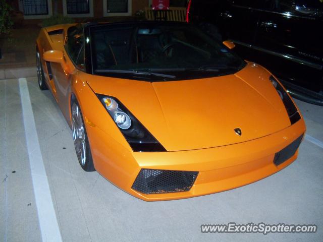 Lamborghini Gallardo spotted in Houston, Texas