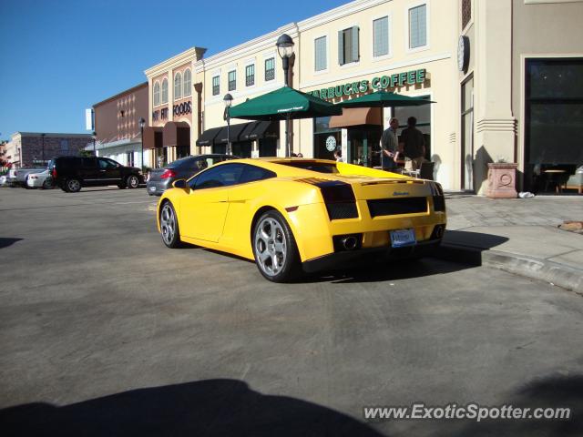 Lamborghini Gallardo spotted in Houston, Texas