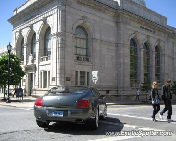 Bentley Continental spotted in Greenwich, Connecticut