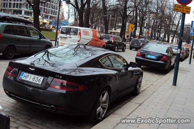 Aston Martin DB9 spotted in Helsinki, Finland