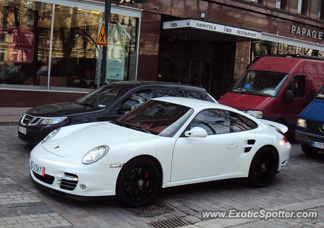 Porsche 911 Turbo spotted in Helsinki, Finland