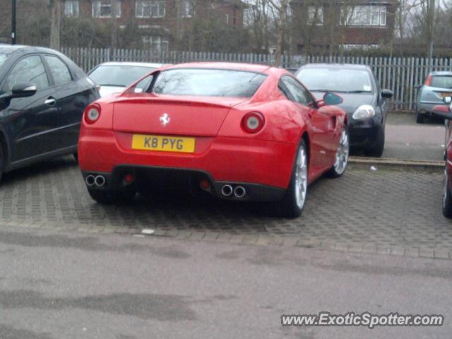 Ferrari 599GTB spotted in Braintree, United Kingdom