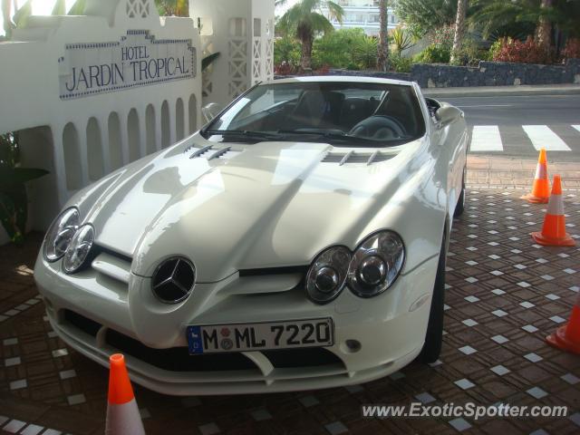 Mercedes SLR spotted in Tenerife, Spain