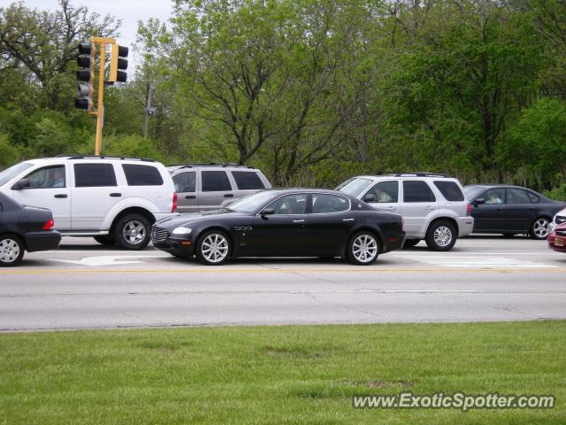 Maserati Quattroporte spotted in Deerpark, Illinois