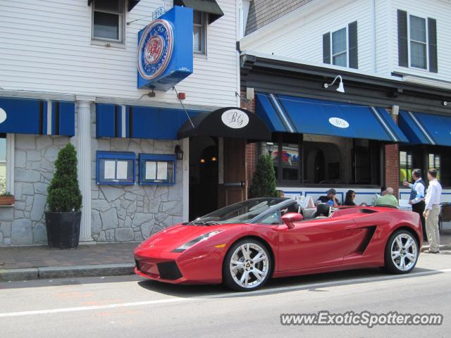 Lamborghini Gallardo spotted in Providence, Rhode Island