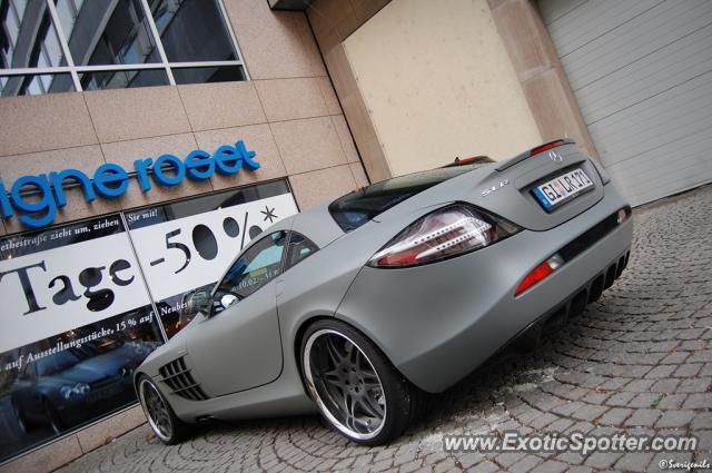 Mercedes SLR spotted in Frankfurt, Germany