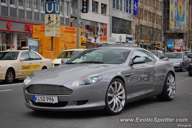 Aston Martin DB9 spotted in Frankfurt, Germany