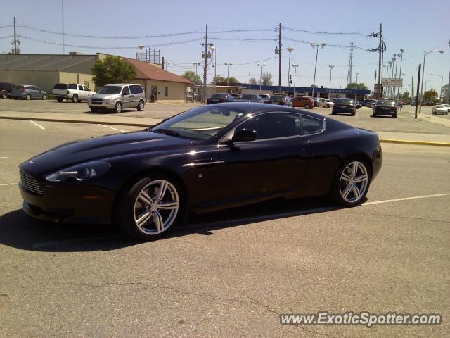 Aston Martin DB9 spotted in Hutchinson, Kansas