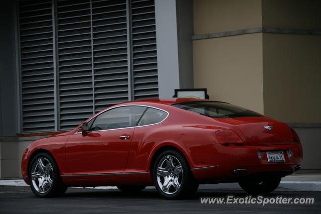 Bentley Continental spotted in Newport Beach, California