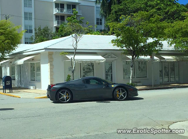 Ferrari 458 Italia spotted in Palm Beach, Florida