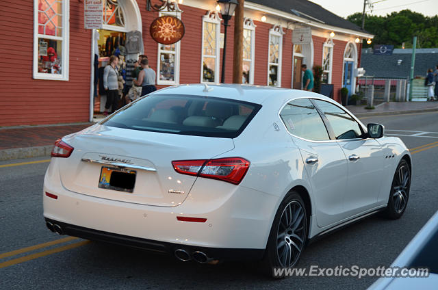 Maserati Ghibli spotted in Kennebunkport, Maine