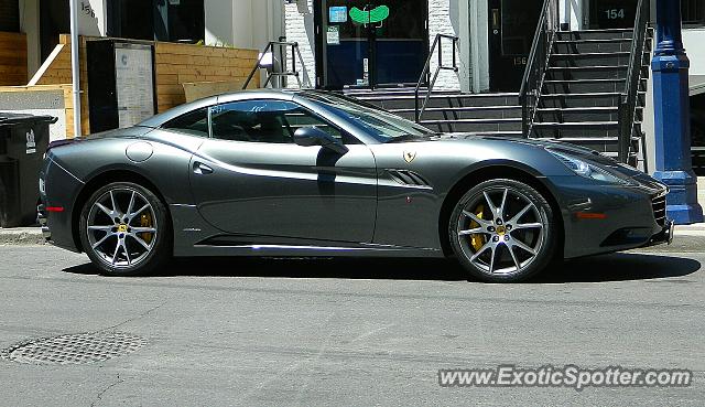 Ferrari California spotted in Toronto, Canada