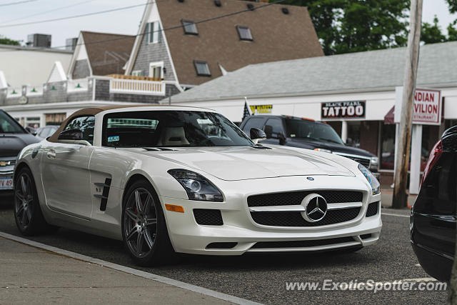 Mercedes SLS AMG spotted in Cape Cod, Massachusetts