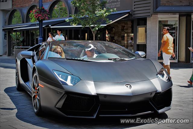 Lamborghini Aventador spotted in Toronto, Canada