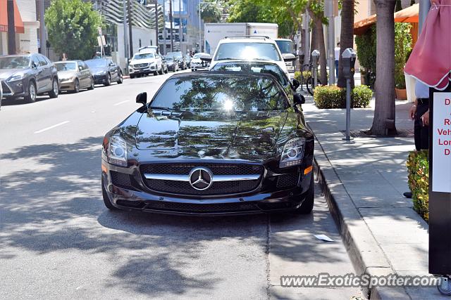 Mercedes SLS AMG spotted in Beverly Hills, California