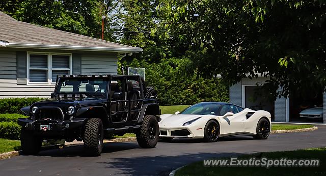 Ferrari 488 GTB spotted in Long Branch, New Jersey