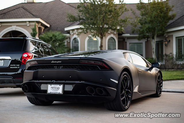 Lamborghini Huracan spotted in Cypress, Texas