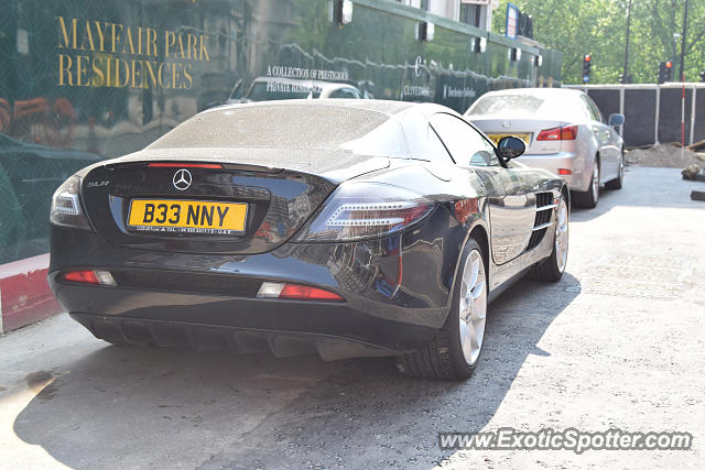 Mercedes SLR spotted in London, United Kingdom