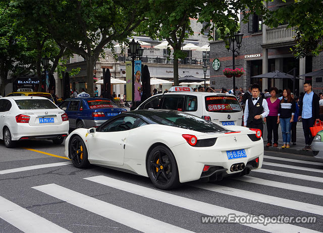 Ferrari 458 Italia spotted in Shanghai, China