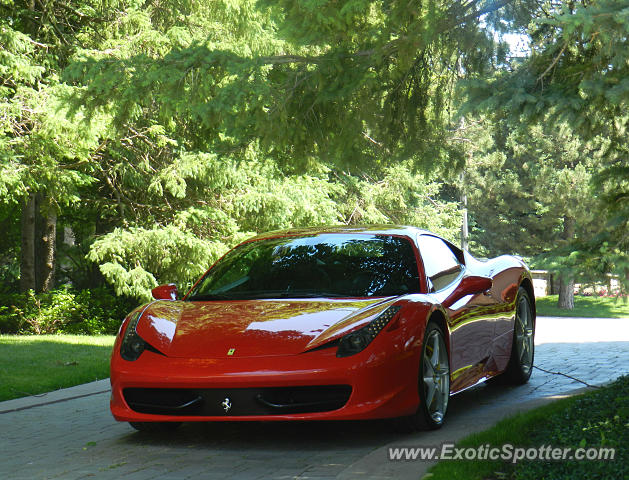 Ferrari 458 Italia spotted in Toronto, Canada