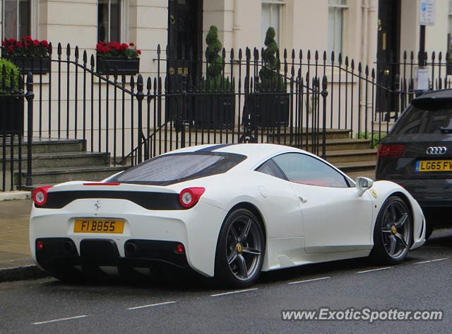 Ferrari 458 Italia spotted in London, United Kingdom