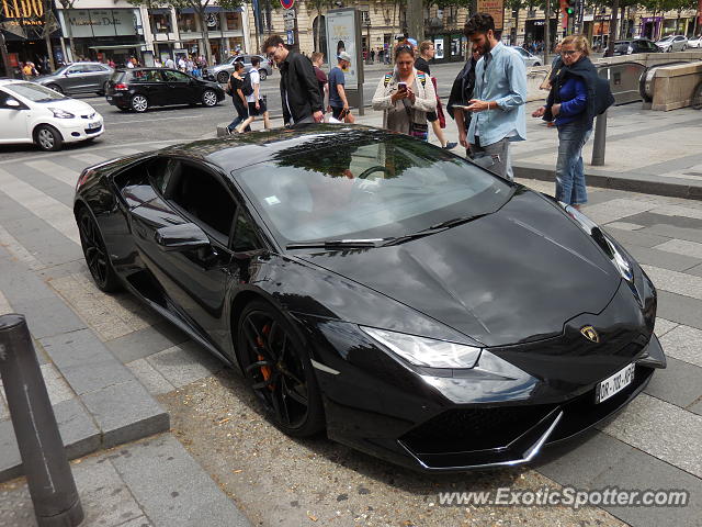 Lamborghini Huracan spotted in Paris, France