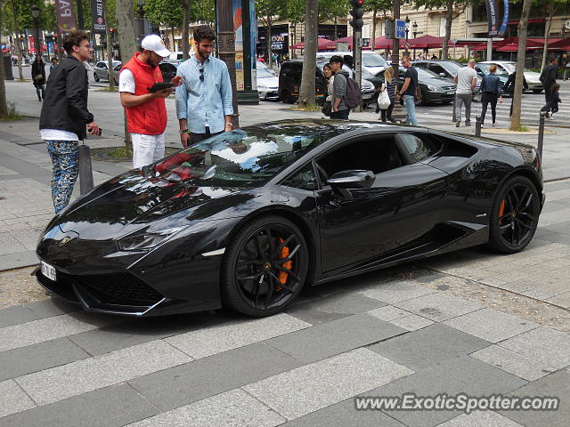 Lamborghini Huracan spotted in Paris, France