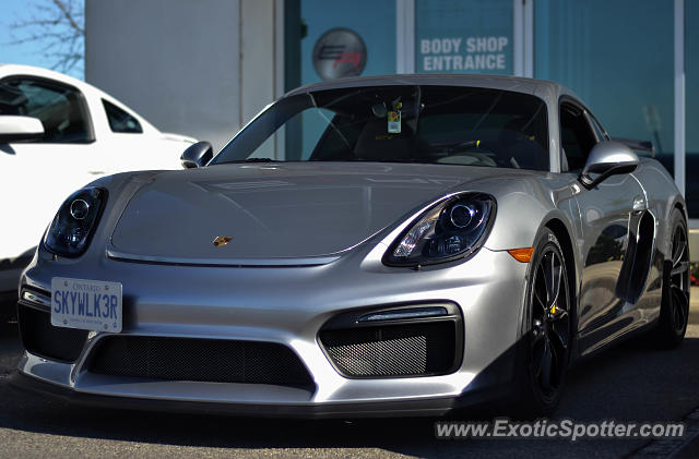 Porsche Cayman GT4 spotted in Toronto, Canada