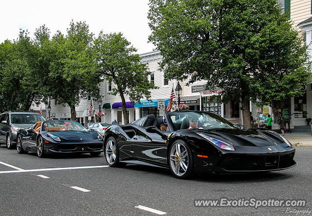 Ferrari 488 GTB spotted in Ridgefield, Connecticut