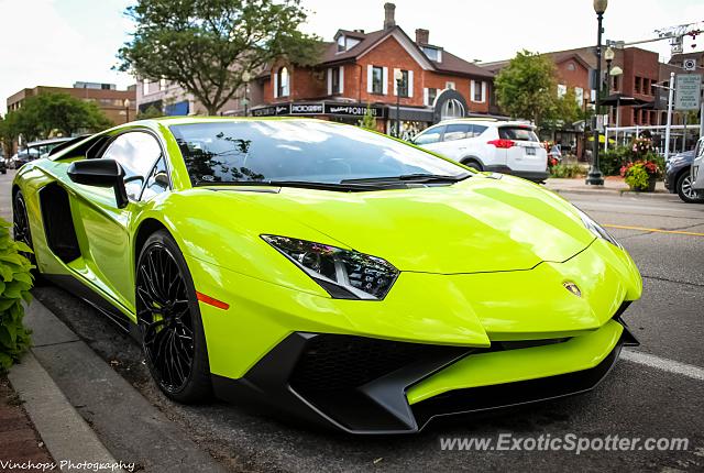 Lamborghini Aventador spotted in Oakville, Canada