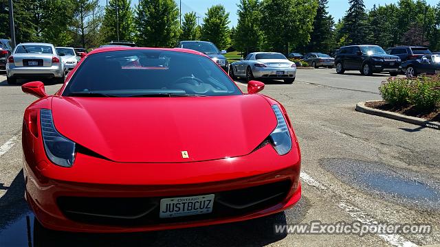 Ferrari 458 Italia spotted in Toronto, Canada