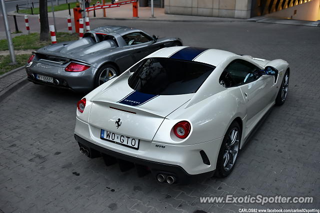 Ferrari 599GTO spotted in Warsaw, Poland