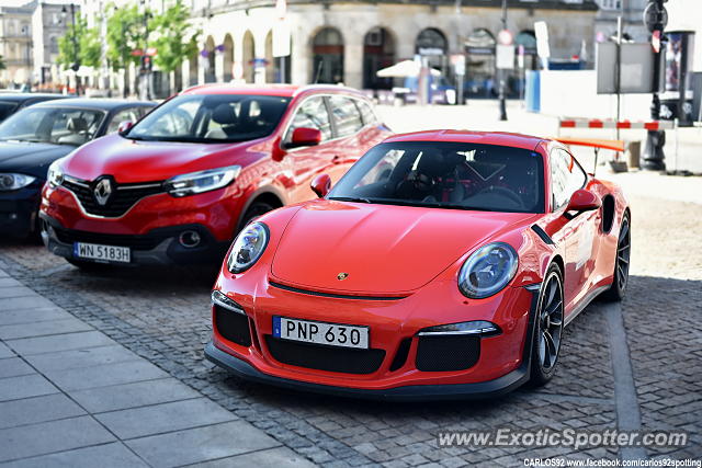 Porsche 911 GT3 spotted in Warsaw, Poland