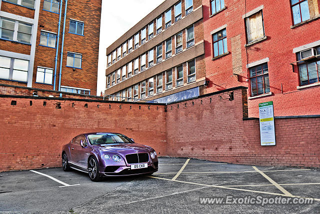 Bentley Continental spotted in Leeds, United Kingdom